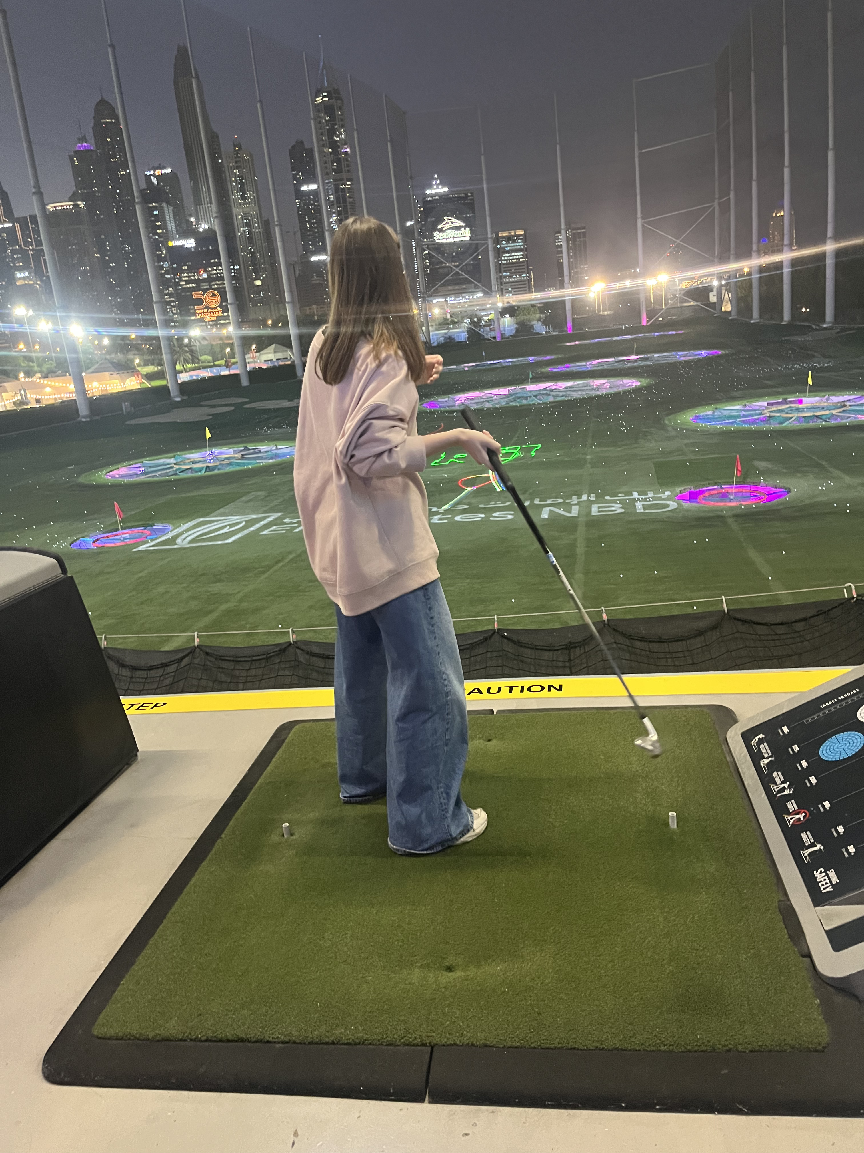 Mariia at Golf Event